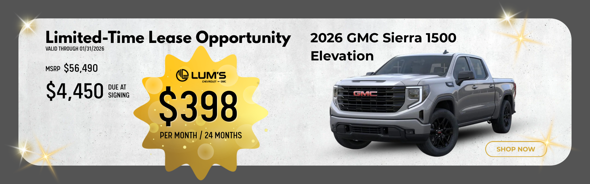 2026 GMC Sierra 1500 Elevation