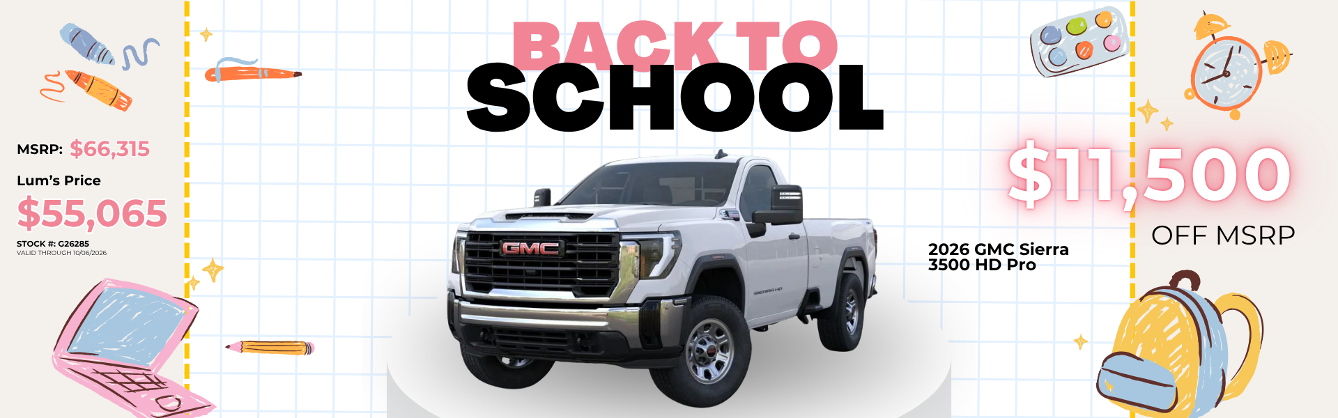 2026 GMC Sierra 3500 HD Pro
