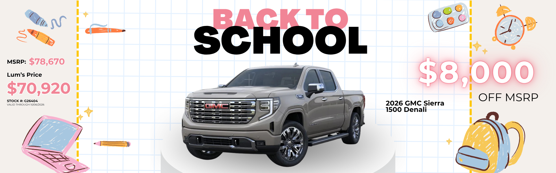 2026 GMC Sierra 1500 Denali