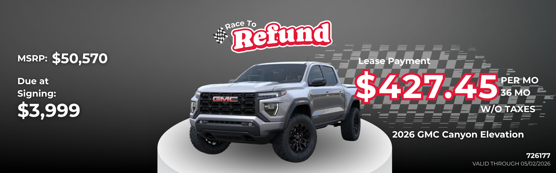 2026 GMC Canyon Elevation