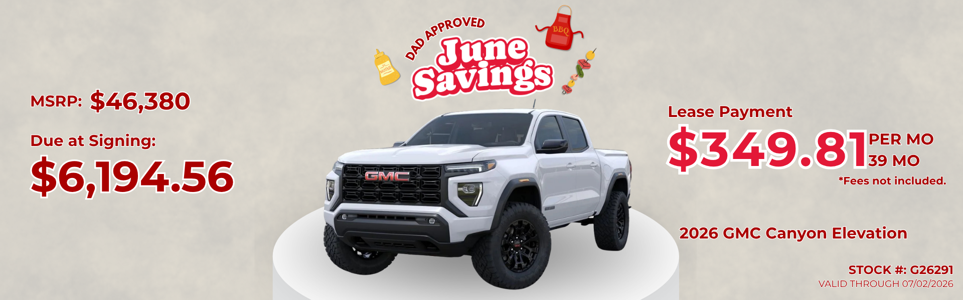 2026 GMC Canyon Elevation