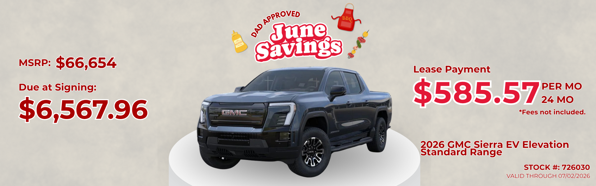 2026 GMC Sierra EV Elevation Standard Range