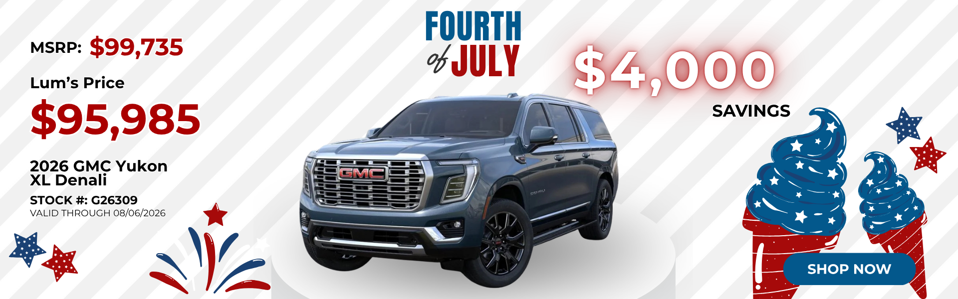 2026 GMC Yukon XL Denali