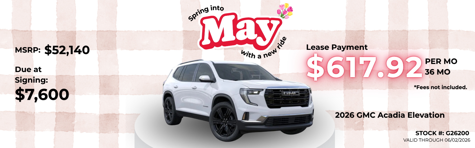 2026 GMC Acadia Elevation