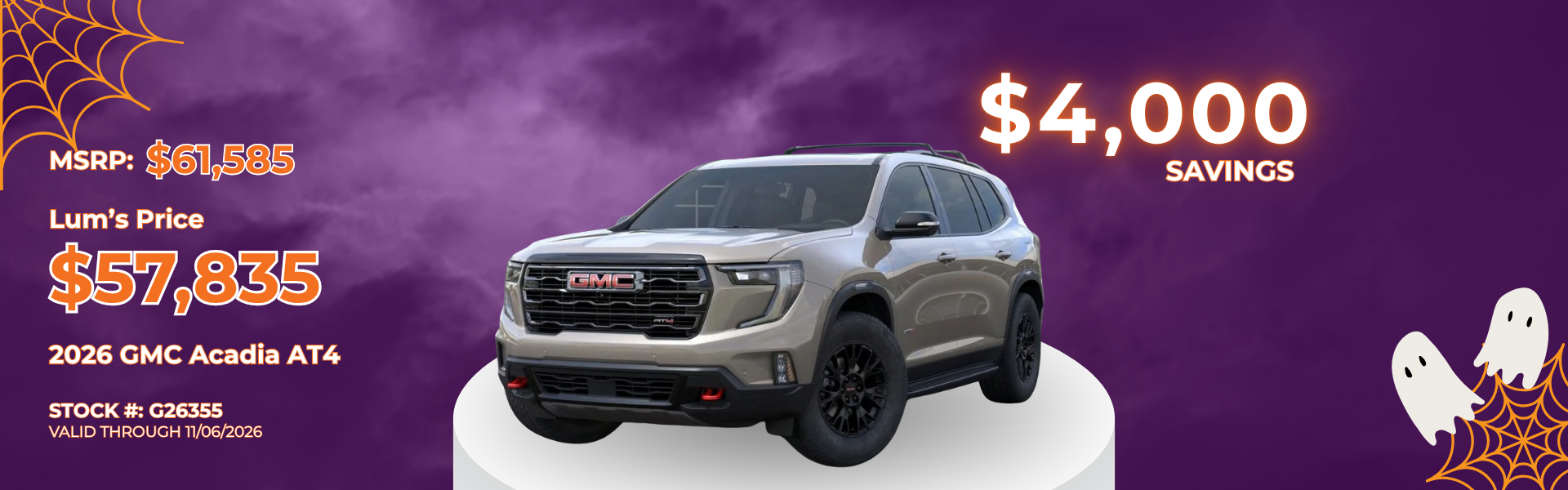 2026 GMC Acadia AT4
