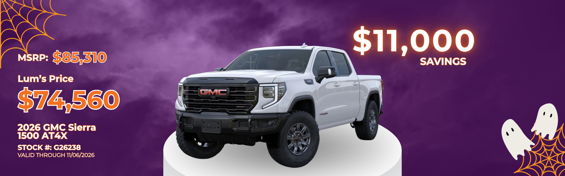 2026 GMC Sierra 1500 AT4X
